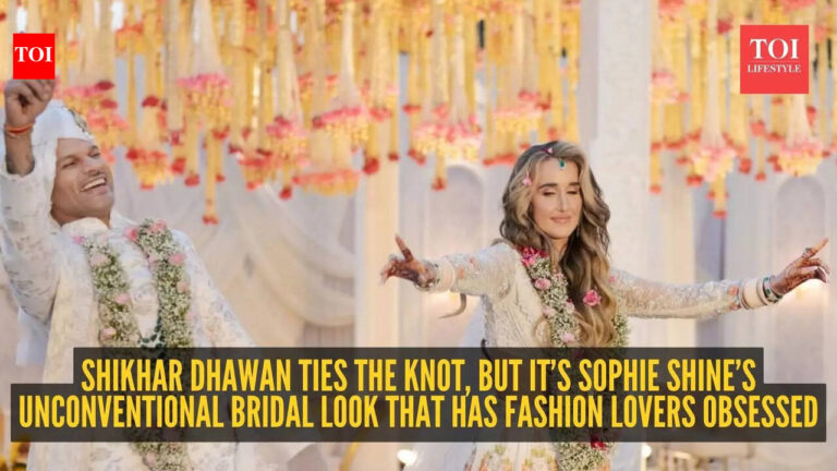 No red lehenga, no royal drama: Shikhar Dhawan and Sophie Shine’s wedding style surprises everyone