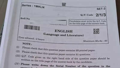cbse class 10 english paper pdf released
