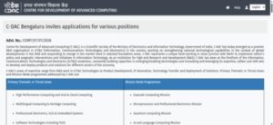 cdac recruitment 2026 registration ends tomorrow for 805 posts direct link to apply here