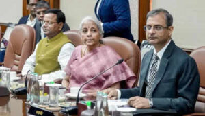 finance minister nirmala sitharaman addresses rbi board on monday with governor sanjay malhotra