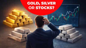 gold silver or stocks