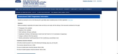 icsi cseet 2026 registration ends tomorrow