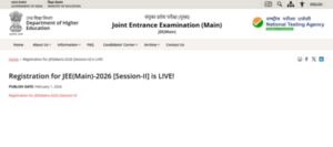 jee main 2026 session 2 registration ends tomorrow