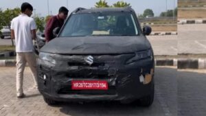 maruti suzuki brezza facelift spotted with 6 speed manual gearbox details