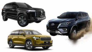 mg majestor vs toyota fortuner vs skoda kodiaq engine specs
