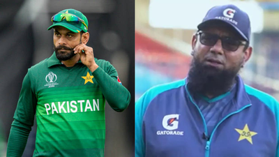 mohammad hafeez and saqlain mushtaq