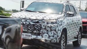 new toyota fortuner spotted new macho muscular design