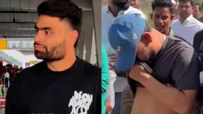 rinku singh spotted at kolkata airport screengrabs