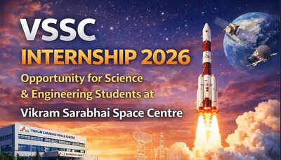 vikram sarabhai space centre invites applications for internship programme