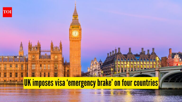 UK imposes visa ‘emergency brake’ on four countries amid crackdown on visa misuse; halts sponsored study visas |