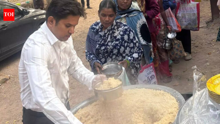 “When I get a job, I’ll ….”: How a Hyderabad man built a massive food distribution network while working 9-5 in a corporate