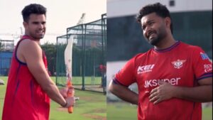 arjun tendulkar and rishabh pant