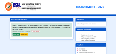 bsnl recruitment