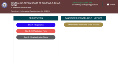 csbc bihar constable vacancies application 2026