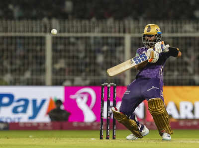 kolkata kkr39s ajinkya rahane plays a shot during the indian premier league ipl