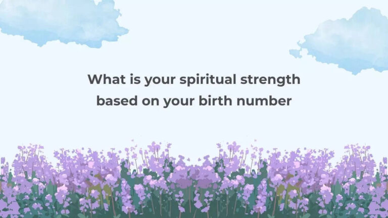 What is your spiritual strength based on your birth number