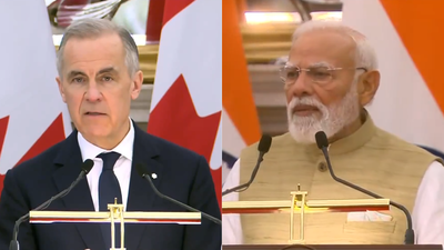 pm modi with canadian pm carney