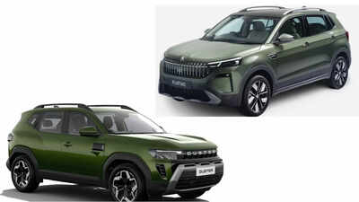 renault duster vs skoda kushaq facelift pricing engine compared