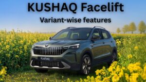 skoda kushaq facelift variant wise features with price explained
