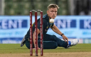 thiruvananthapuram australia39s nathan ellis reacts during the second t20 intern