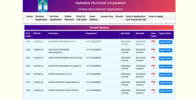 vms recruitment 2026