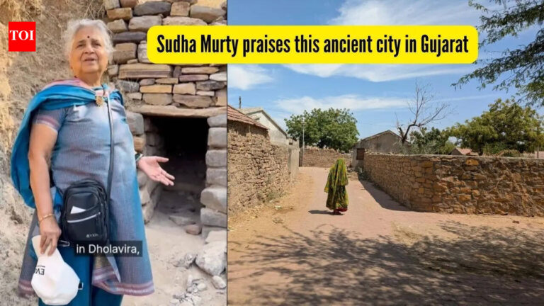 Sudha Murty in awe of this ancient UNESCO city in Gujarat; shares her travel experience |