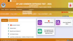 ap lawcet hall ticket 2026