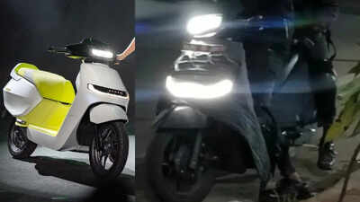 ather el01 e scooter spied testing upcoming chetak iqube rival