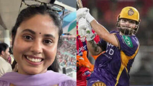 fiance priya saroj and rinku singh photos by screengrab and pti