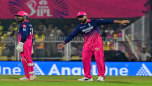 guwahati mar 30 ani rajasthan royals39 skipper riyan parag sets the fielding