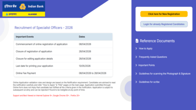 indian bank so recruitment 2026