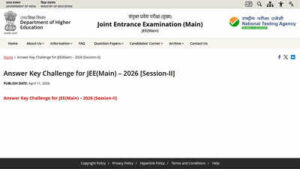 jee main 2026 answer key