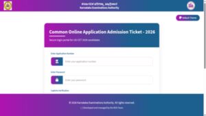 kcet hall ticket 2026