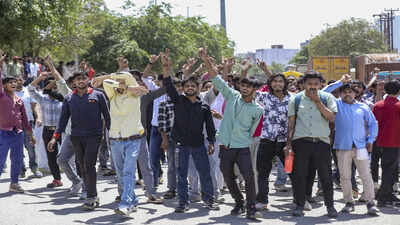 noida worker39s protest