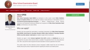 ofss bihar class 11th admission 2026
