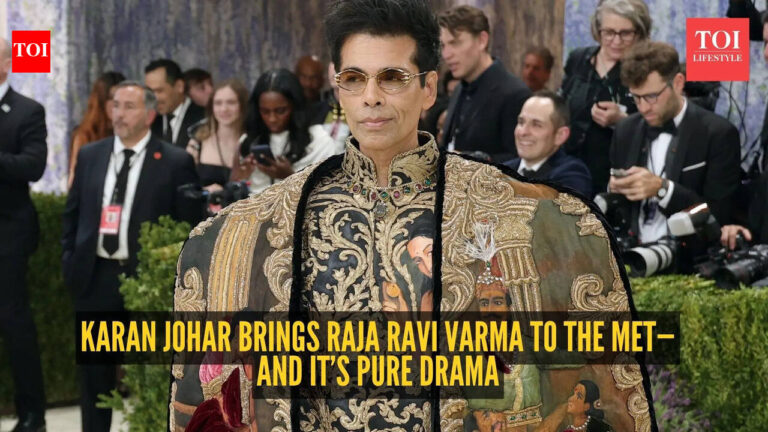 Karan Johar’s Met Gala debut is pure drama and deeply rooted in Indian art