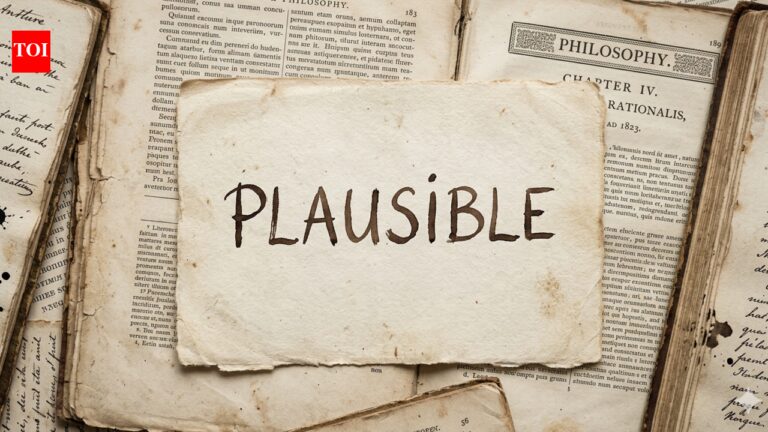 Word of the day: Plausible |