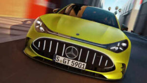 2026 mercedes amg gt 4 door revealed electric beast gets fake v8 roar