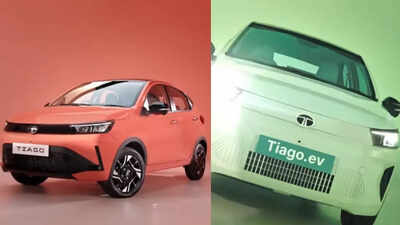 2026 tata tiago teased launch soon new design ev version revealed