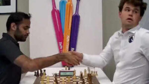 arjun erigaisi and magnus carlsen