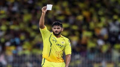 chennai may 10 ani chennai super kings39 urvil patel celebrates his half cent