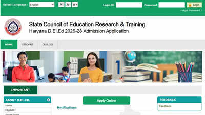 haryana deled admission 2026