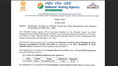 ncmht jee result released 2026