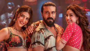 peddi bts ram charan janhvi kapoor shruti haasan share playful moments on energetic dance track hellallallo sets watch