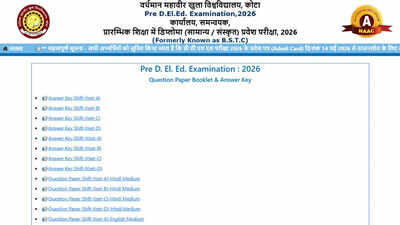 rajasthan bstc answer key 2026