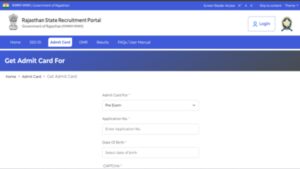 rpsc school lecturer admit card 2026