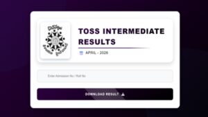 toss ssc intermediate result 2026
