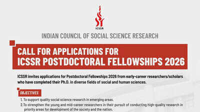 icssr postdoctoral fellowship 2026