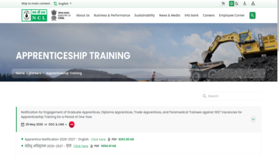 ncl apprentice recruitment 2026 released