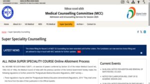 neet ss counselling schedule 2026
